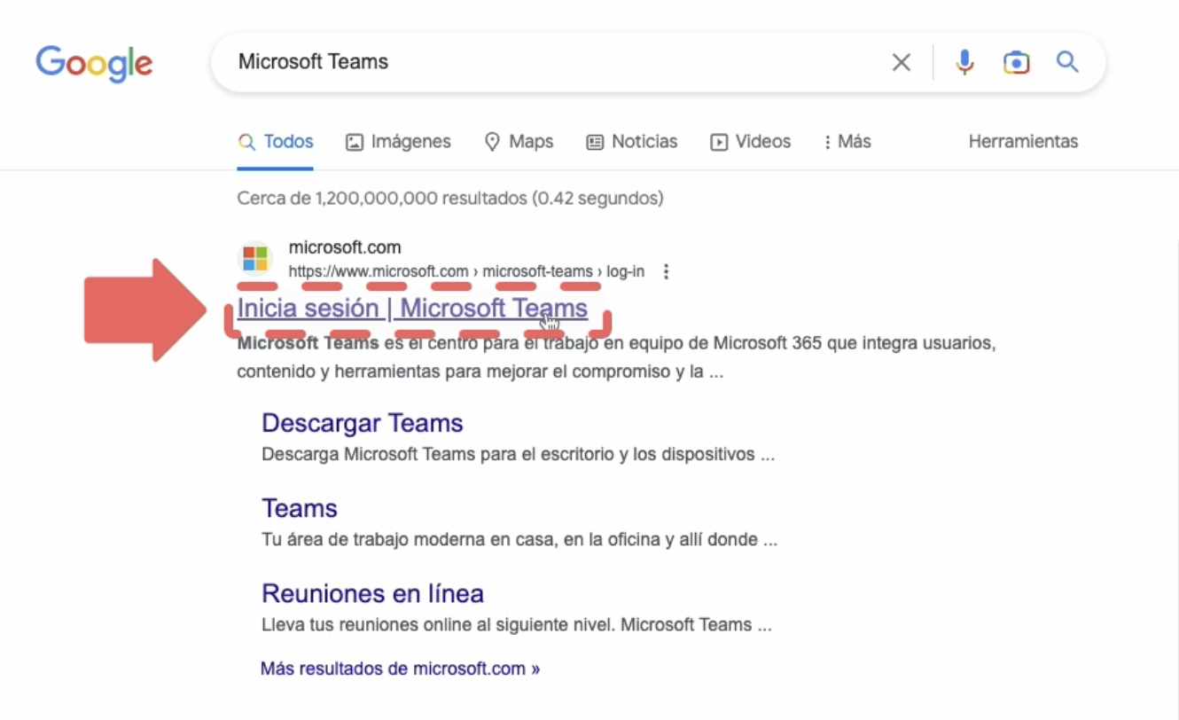 Crea una cuenta en Microsoft Teams, Microsoft Teams.
